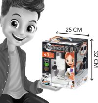 ⁦מיקרוסקופ סטריאוסקופי דו עיני לילדים X20 עם ערכת מחקר ו 40 ניסויים מדעיים לילדים מבית Buki צרפת⁩ – תמונה ⁦7⁩