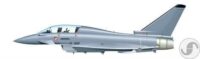 ⁦מודל להדבקה של מטוס קרב אירופאי דגם טייפון Typhoon EF-2000 מבית Italeri איטליה⁩ – תמונה ⁦3⁩