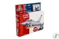מודל להדבקה של מטוס קרב אירופאי דגם טייפון Typhoon EF-2000 מבית Italeri איטליה