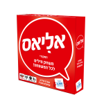 אליאס משחק מילים חברתי תחרותי המבוסס על שליפת אסוציאציות תוך לחץ זמן עם 3200 מונחים