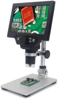 ⁦מיקרוסקופ דיגיטלי מקצועי 12MP X1200 עם מסך מובנה ומעמד מתכוונן⁩ – תמונה ⁦3⁩