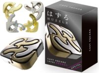 ⁦משחק חשיבה ממתכת Huzzle Cast SQUARE - חידת הגיון ממתכת מבית HANAYAMA יפן⁩ – תמונה ⁦2⁩
