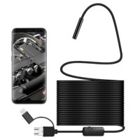 ⁦אנדוסקופ HD באורך 10 מטר, 8 מ"מ בחיבור USB/Micro USB/TYPE C⁩ – תמונה ⁦2⁩