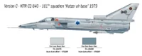 ⁦מודל להדבקה של מטוס קרב ישראלי דגם כפיר Kfir C.2 בקנה מידה של 1:72 מבית Italeri⁩ – תמונה ⁦2⁩