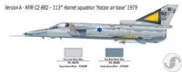 ⁦מודל להדבקה של מטוס קרב ישראלי דגם כפיר Kfir C.2 בקנה מידה של 1:72 מבית Italeri⁩ – תמונה ⁦6⁩