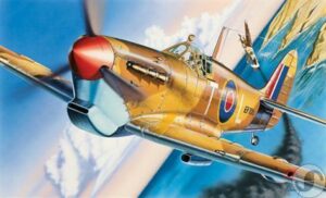 דגם להדבקה מטוס קרב בריטי דגם ספיטפייר Spitfire Mk.Vb מבית ITALERI