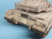 ⁦מודל להדבקה של טנק קרב MERKAVA קנה מידה 1:35מבית Tamiya יפן⁩ – תמונה ⁦2⁩