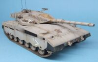 ⁦מודל להדבקה של טנק קרב MERKAVA קנה מידה 1:35מבית Tamiya יפן⁩ – תמונה ⁦4⁩