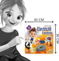 ⁦ערכת ניסויים באלקטרוניקה לילדים עם 22 ניסויים שונים בחשמל ואלקטרוניקה דגם Electricity Workshop מבית Buki צרפת⁩ – תמונה ⁦8⁩