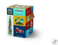 ⁦מגדל קוביות גדול - נוסעים ב ABC - משחק התפתחות לפעוטות מבית Djeco צרפת⁩ – תמונה ⁦3⁩