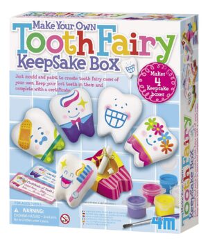ערכת יצירה לקופסאות פיית השיניים Tooth Fairy מסדרת Make Your Own  מבית 4M ארה"ב