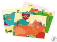 ⁦ערכת יצירה לילדים עפרון בכפר - משחק יצירה עם מדבקות גירוד ליצירת תמונות עם סיפור מבית Djeco צרפת⁩ – תמונה ⁦5⁩