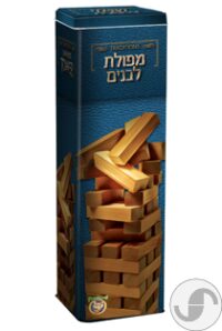 ⁦משחק חשיבה לילדים ג'נגה - מגדל קוביות עץ צבעוני מפולת לבנים עם 48 חלקים⁩ – תמונה ⁦3⁩