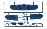 ⁦מודל להדבקה של מטוס קרב אמריקאי F4U-5N Crosair מבית Italeri⁩ – תמונה ⁦3⁩