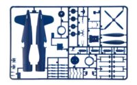 ⁦מודל להדבקה של מטוס קרב אמריקאי F4U-5N Crosair מבית Italeri⁩ – תמונה ⁦4⁩