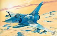 ⁦מודל להדבקה של מטוס קרב צרפתי Mirage 2000C מבית Italeri⁩ – תמונה ⁦2⁩