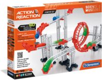 ערכת הרכבה לבניית מסלול גולות וגרביטציה Action and Reaction Starter Kit מבית Clementoni איטליה