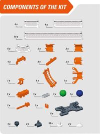 ⁦ערכת הרכבה לבניית מסלול גולות וגרביטציה Action and Reaction Starter Kit מבית Clementoni איטליה⁩ – תמונה ⁦6⁩