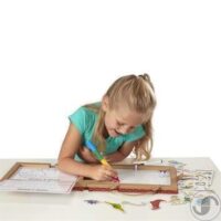 ⁦משחק התפתחות ויצירה לפעוטות ללימוד ציור ויצירתיות באמצעות משחק מגנטי בנושא דינוזאורים מבית Melissa n Doug ארה"ב⁩ – תמונה ⁦2⁩