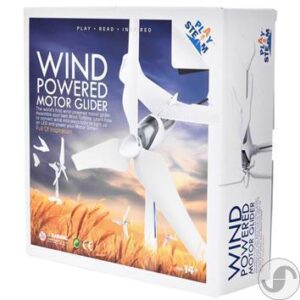 ערכה לבניית טורבינת רוח מאירה Wind Powered Motore Glider מבית PlaySteam אנגליה