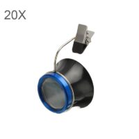 ⁦לופה זכוכית מגדלת למשקפיים הגדלה פי 20X - לופה מתחברת למשקף⁩ – תמונה ⁦5⁩