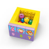 ⁦מסלול גולות חכם לבניה עם 323 חלקים – להרכבה אנכית ואופקית   מבית  BanBao⁩ – תמונה ⁦8⁩