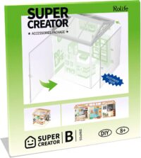 ⁦אביזר דלת מסדרת Super Creator מיניאטורות ליצירה - תוספת דלת להגנה מאבק למיניאטורות למתחילים ולילדים מבית ROLIFE⁩ – תמונה ⁦2⁩