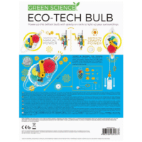 ⁦פנס כיס דינמו לבניה והרכבה Eco-Tech Bulb מסדרת Green Science - מדע ירוק לילדים מבית 4M ארה"ב⁩ – תמונה ⁦4⁩