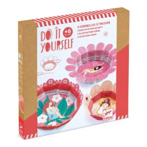 ערכת יצירה להכנת קערות פרחים מרהיבות וצבעוניות לילדים מבית DJECO צרפת