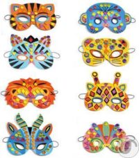 ⁦ערכת יצירה להכנת מסיכות מרהיבות וצבעוניות לילדים מבית DJECO צרפת⁩ – תמונה ⁦10⁩