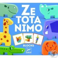 ⁦ערכת הרכבה לשיווי משקל מבלוקים מעץ - משחק התפתחות לפעוטות דגם Ze Tota Nimo מבית Djeco צרפת⁩ – תמונה ⁦8⁩