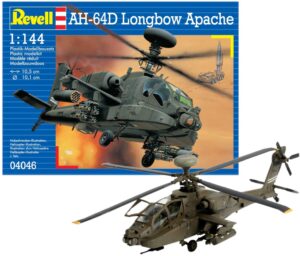 מודל להדבקה של מטוס קרב  AH-64D Longbow Apache  מבית Revell