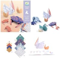 ⁦אוריגמי לילדים - ערכת יצירה קיפול נייר לילדים - משפחות חיות מבית Djeco צרפת⁩ – תמונה ⁦2⁩