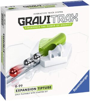 ערכת הרחבה למסלול גולות במבוך ייחודי Gravitrax מבית Ravensburger - ערכת מנהרת אגירה Expansion TipTUBE