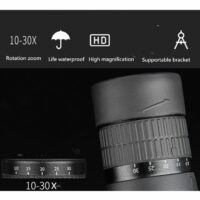 ⁦משקפת חד עינית 10-30X50-מונוקולר עם זום משתנה עדשת 50 מ"מ⁩ – תמונה ⁦4⁩