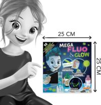⁦ערכת ניסויים מדעיים מורחבת בצבעים זוהרים עם 15 ניסויים מדעיים לילדים Mega Fluo & Glow מבית Buki צרפת⁩ – תמונה ⁦9⁩