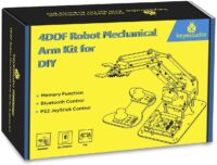 זרוע רובוטית 4DOF לבניה הרכבה ותכנות מבוססת ארדואינו Keyestudio 4DOF Robot Mechanical Arm Kit for Arduino