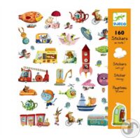 ⁦משחק יצירה לילדים - ערכת 160 מדבקות בנושאים שונים מבית  Djeco צרפת⁩ – תמונה ⁦13⁩