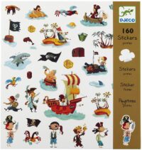 ⁦משחק יצירה לילדים - ערכת 160 מדבקות בנושאים שונים מבית  Djeco צרפת⁩ – תמונה ⁦4⁩