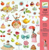 ⁦משחק יצירה לילדים - ערכת 160 מדבקות בנושאים שונים מבית  Djeco צרפת⁩ – תמונה ⁦8⁩