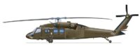 ⁦מודל להדבקה של מסוק קרב אמריקאי דגם UH-60 Black Hawk Night Raid בקנה 1:72 מבית Italeri איטליה⁩ – תמונה ⁦3⁩
