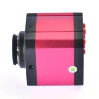 ⁦מיקרוסקופ דיגיטלי מקצועי 30MP X180 60 FPS עם מסך 8 אינצ' ותאורת רינג 60 לד ומצלמת C-Mount עם יציאת HDMI⁩ – תמונה ⁦2⁩