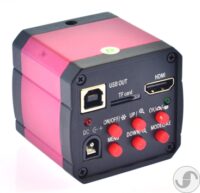 ⁦מיקרוסקופ דיגיטלי מקצועי 30MP X180 60 FPS עם מסך 8 אינצ' ותאורת רינג 60 לד ומצלמת C-Mount עם יציאת HDMI⁩ – תמונה ⁦5⁩