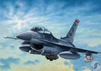 ⁦מודל להדבקה של מטוס קרב אמריקאי מדגם F-16 C/D Night Falcon בקנה מידה של 1:72 מבית Italeri⁩ – תמונה ⁦2⁩