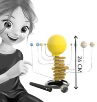 ⁦ערכת מדע של מערכת השמש ממונעת חשמלית עם כוכבי הלכת החגים סביב השמש הניתנת להסבה למערכת כדור הארץ והירח מבית Buki צרפת⁩ – תמונה ⁦7⁩