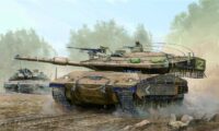 ⁦דגם להדבקה טנק להרכבה 4 Merkava טנק ישראלי בקנה מידה 1/35 מבית HobbyBoss⁩ – תמונה ⁦2⁩