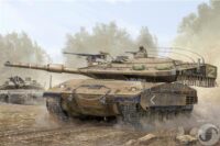 ⁦דגם להדבקה טנק להרכבה 4 Merkava טנק ישראלי בקנה מידה 1/35 מבית HobbyBoss⁩ – תמונה ⁦3⁩