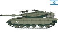 ⁦דגם טנק להרכבה 3 Merkava טנק ישראלי בקנה מידה 1/72 מבית HobbyBoss⁩ – תמונה ⁦2⁩