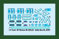 ⁦דגם טנק להרכבה 3 Merkava טנק ישראלי בקנה מידה 1/72 מבית HobbyBoss⁩ – תמונה ⁦3⁩