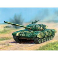 ⁦מודל להדבקה של טנק רוסי מתקדם דגם T72B בקנה מידה 1/35 מבית ZVEZDA⁩ – תמונה ⁦2⁩